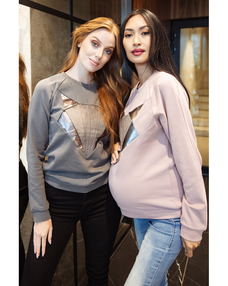 SILVER FOX SWEATSHIRT MAUVE