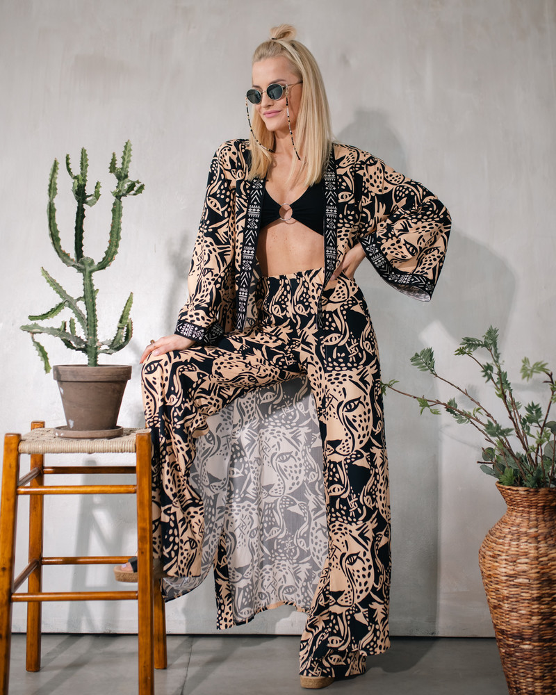 LETRIBE UNISEX KIMONO TIGER