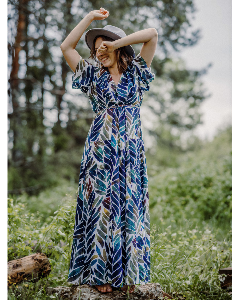 LETRIBE BOHO MAXI DRESS JUNGLE