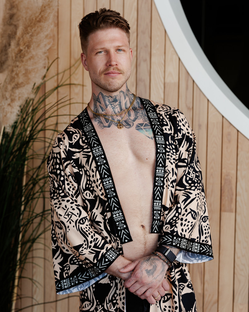 LETRIBE UNISEX KIMONO TIGER