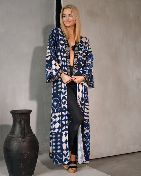 Mindvalley unisex kimono My universe indigo